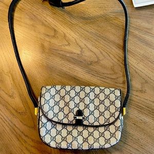 Vintage Gucci Supreme canvas handbag